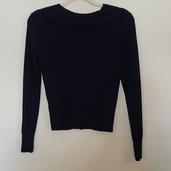 EUC Banana Republic Navy Wool Sweater - Picture 2 of 4